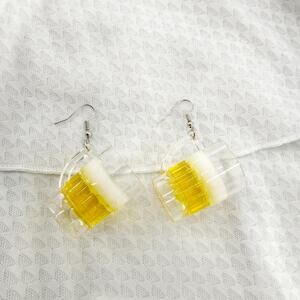 Beer Mug Earrings, Novelty Earrings, Beer Earrings, St. Patricks Day Earrings